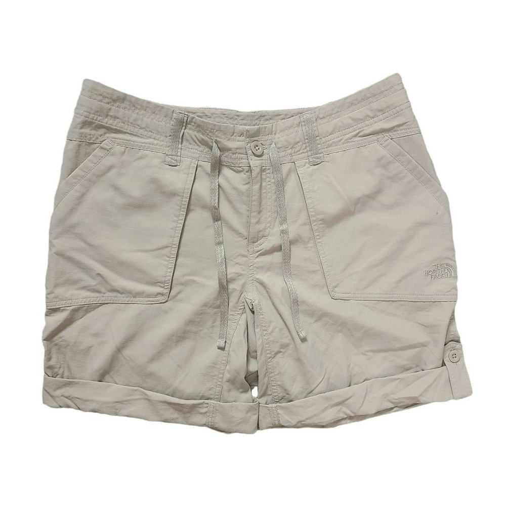 The North Face Women’s Light Beige Drawstring Utility Shorts